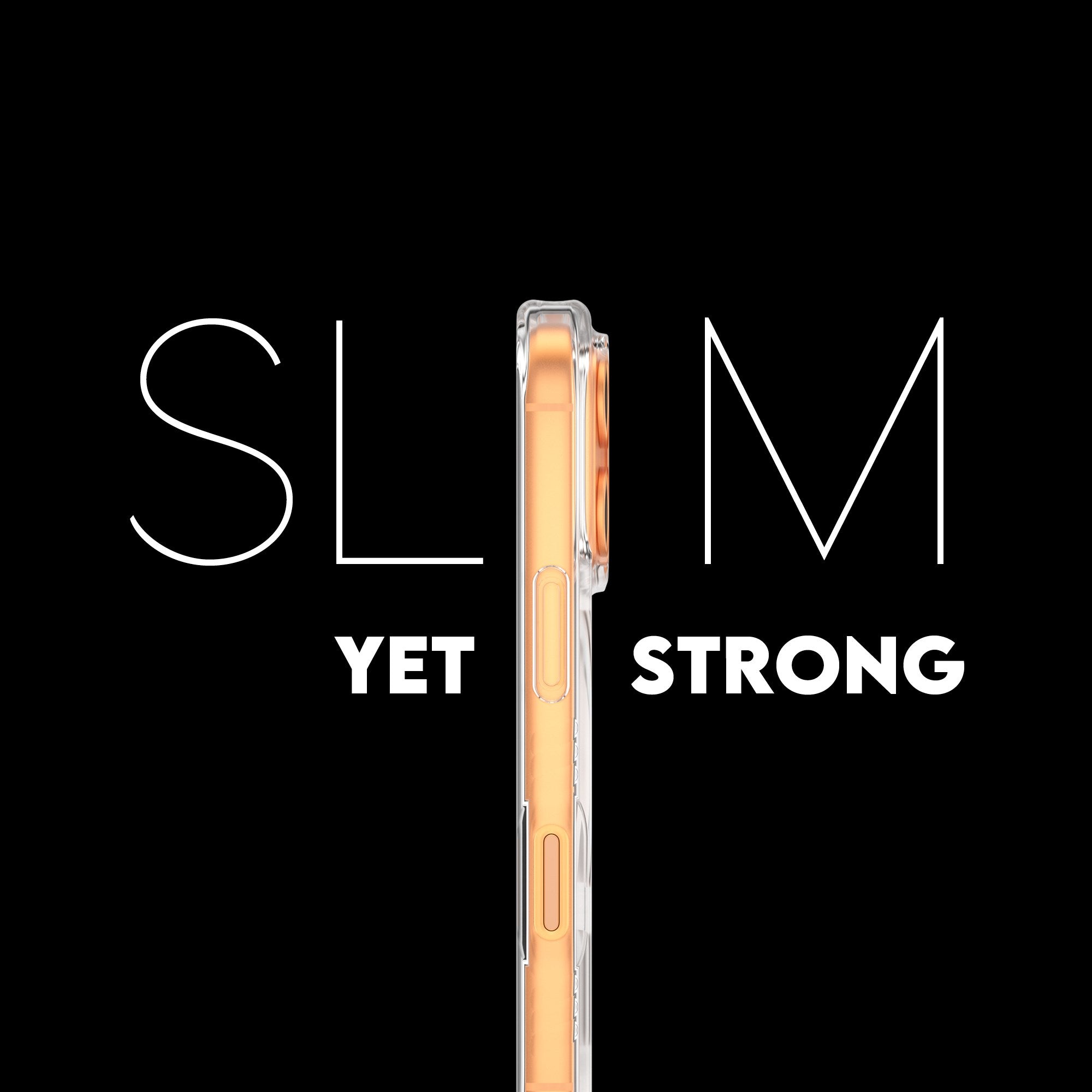 CARE™ by PanzerGlass® Samba Case Transparent w. White MagSafe iPhone 17 Pro Max